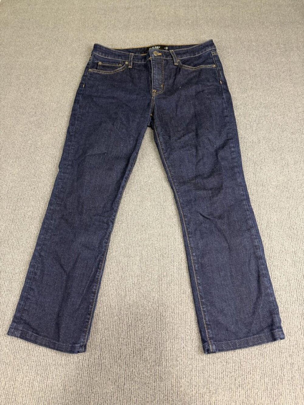 Lauren Ralph Lauren Womens Dark Wash Straight Leg Jeans Size 10